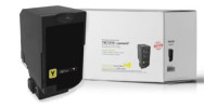  Lexmark 74C1SY0 Remanufactured Yellow Laser Cartridge 