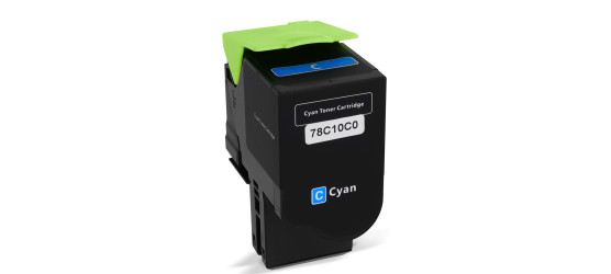  Lexmark 78C10C0 Compatible Cyan Laser Cartridge 