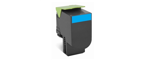  Lexmark 80C1HC0 (801HK)  Cyan compatible Laser Cartridge 