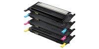 Complete set of 4 Compatible Samsung CLT 409S Laser Cartridges Complete set of 4 Compatible Samsung CLT 409S Laser Cartridges