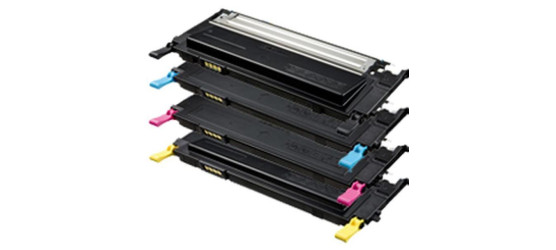 Ensemble complet de 4 cartouches laser Samsung CLT 409S compatibles Ensemble complet de 4 cartouches laser Samsung CLT 409S compatibles