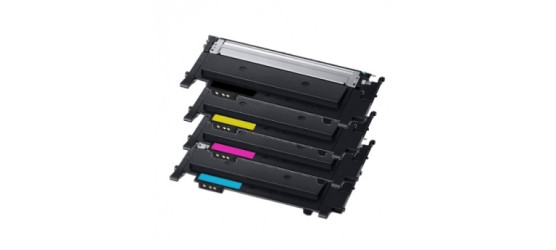Ensemble complet de 4 cartouches laser Samsung CLT 404S compatibles Ensemble complet de 4 cartouches laser Samsung CLT 404S compatibles