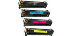 Ensemble complet de 4 cartouches laser Canon 131 (BKII-6273B001 / Y-6269B001 / M-6270B001 / C-6271B001)  compatibles
