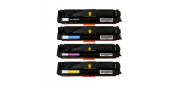 Ensemble complet de 4 cartouches laser Canon 054H (BK/C/Y/M) compatibles haute capacité Ensemble complet de 4 cartouches laser Canon 054H (BK/C/Y/M) compatibles haute capacité