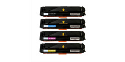 Ensemble complet de 4 cartouches laser Canon 054H (BK/C/Y/M) compatibles haute capacité Ensemble complet de 4 cartouches laser Canon 054H (BK/C/Y/M) compatibles haute capacité
