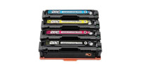 Ensemble complet de 4 cartouches laser Canon 046H (1251C001-Y / 1252C001-M / 1253C001-C / 1254C001-BK)  haute capacité compatibles