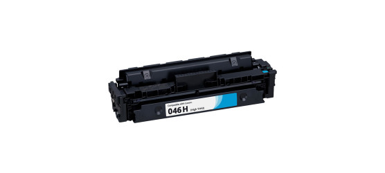 Cartouche laser Canon 046H (1253C001) haute capacité compatible cyan Cartouche laser Canon 046H (1253C001) haute capacité compatible cyan