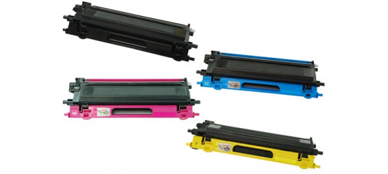 Complete Set of 4 Brother TN 115 Compatible Laser Cartridges