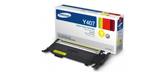  Samsung CLT Y407S Yellow Original Laser Cartridge 